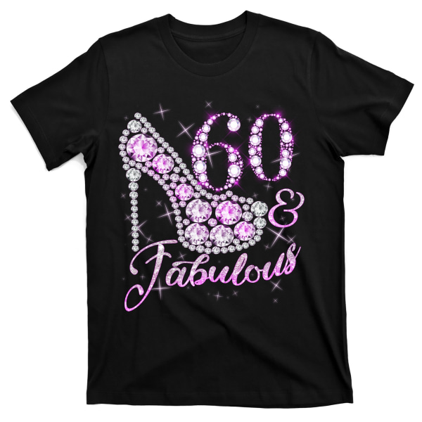 Fantastisk & Glittrande Högklackad 60-årsdagströja XXXL