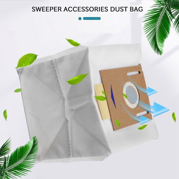 20-pack dammsugarpåsar för Ecovacs Deebot T8 Aivi / T8 / N8 Pro Plus / N8 Pro robotdammsugare och mopp
