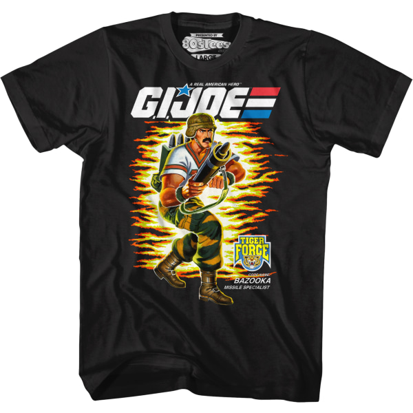 Box Art Bazooka GI Joe T-shirt M