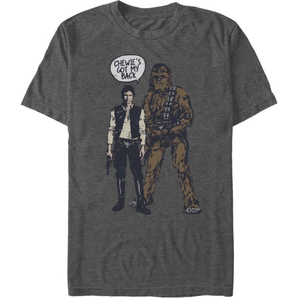 Chewie's Got My Back Star Wars T-skjorte L