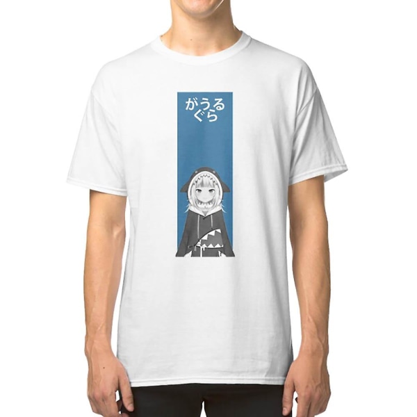 Gawr Gura Hololive Søjle T-shirt M