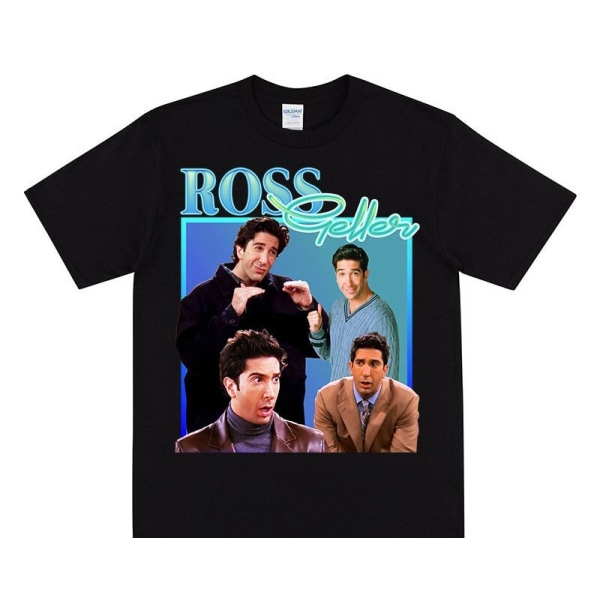 ROSS GELLER Hyllningströja Black S