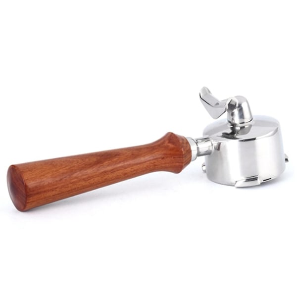 51mm kaffebottomfri portafilter espressomaskine håndtag kurv kaffeværktøjer til ec680/ec685, A