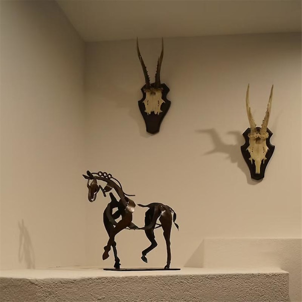 Häst Skulptur Metall Led Djurskulptur Hem Restaurang Dekoration Inflyttningspresent Dont Shine
