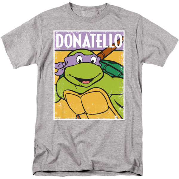 Distressed Donatello -kuva Teini-ikäiset Mutanttininjatartturat -T-paita XXXL