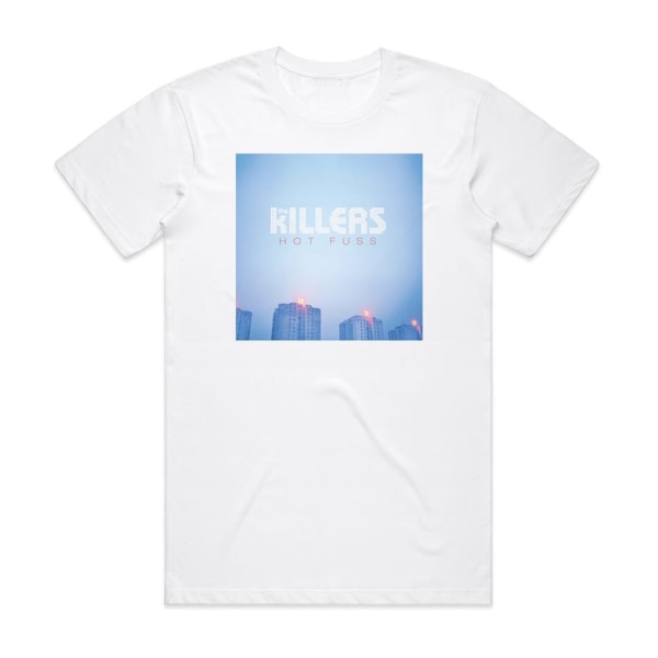 The Killers Hot Fuss 1 Album Cover T-skjorte Hvit XL