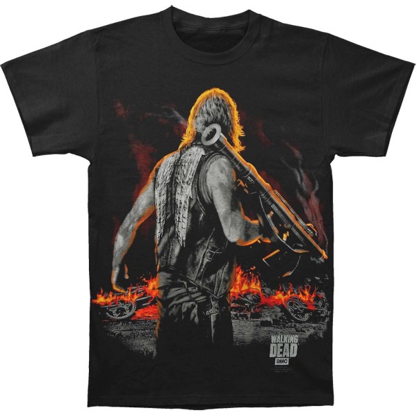 Walking Dead Daryl Stående Med Bazooka T-shirt M