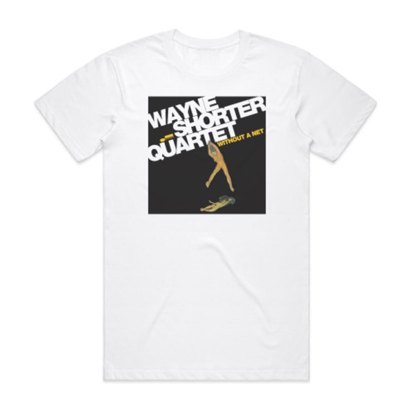 Wayne Shorter Quartet Without A Net Album Cover T-skjorte Hvit M