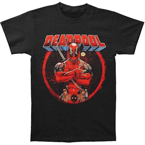 Deadpool Ristityt Kädet T-paita M