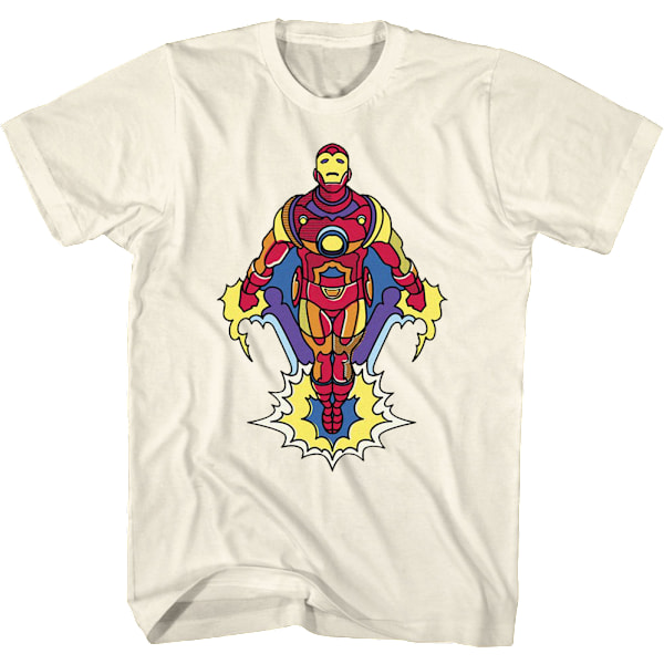 Iron Man Blast Off Marvel Comics T-shirt Ny S