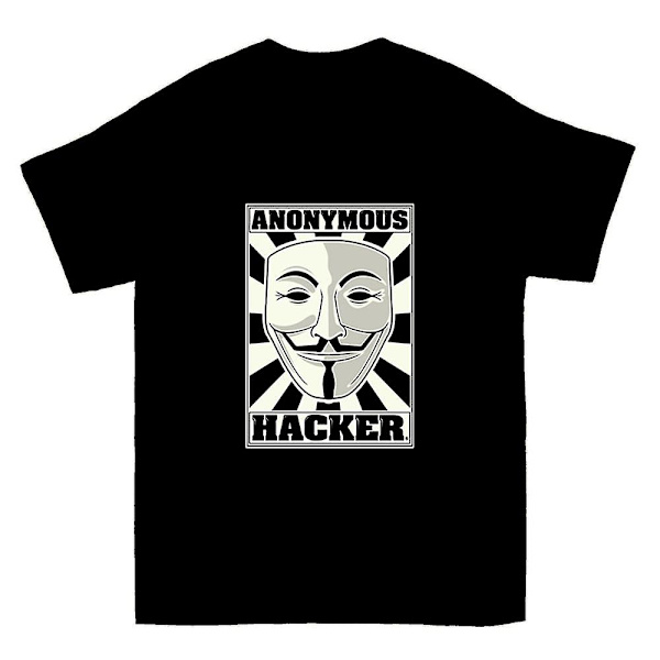Anonyymi hakkeroijan T-paita XL