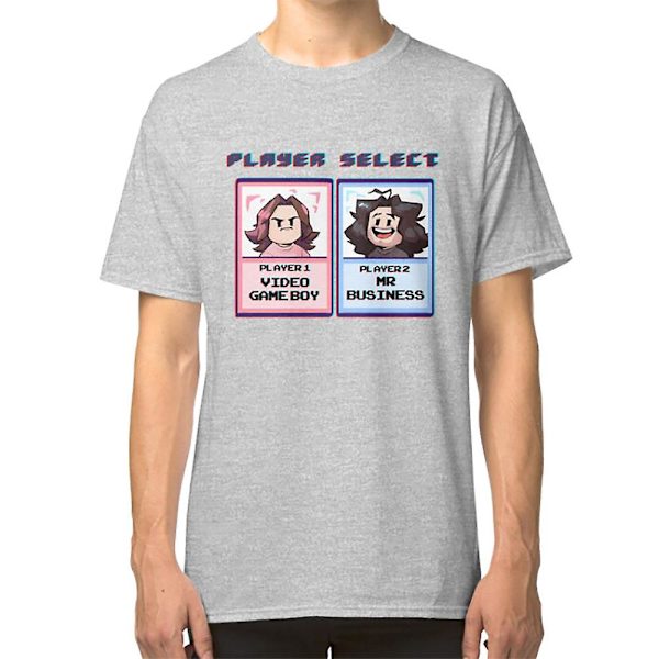 GameGrumps! Player Select! T-shirt grey M