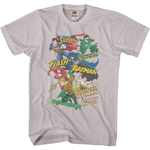 Justice League of America Characters T-shirt Ny M
