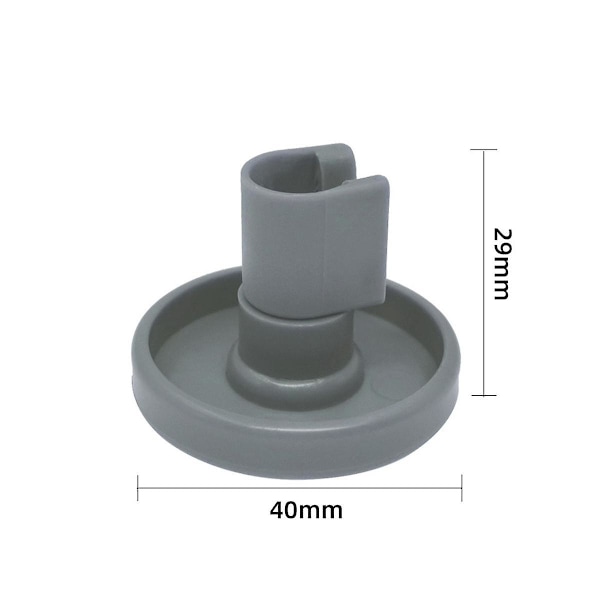 4 stk Oppvaskmaskin Hjul Nedre Kurvhjul, Passer Private Oppvaskmaskin Nedre Kurvhjul 40mm