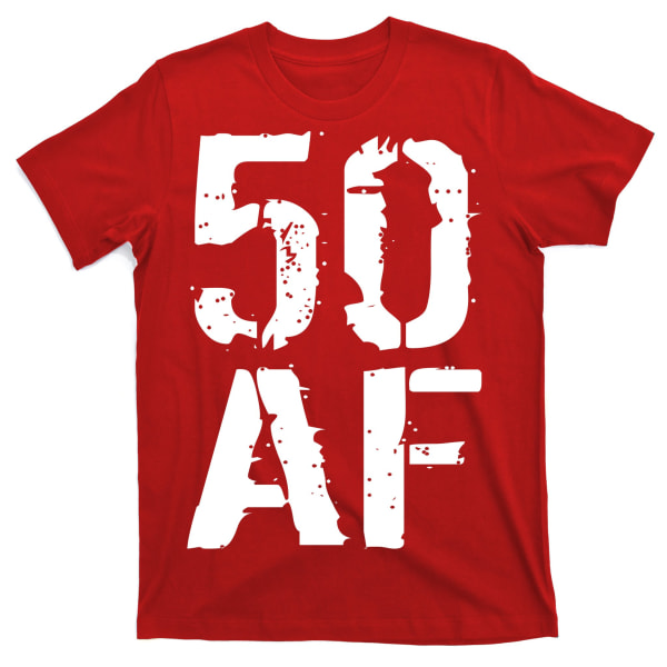 50 AF 50 års fødselsdag T-shirt S