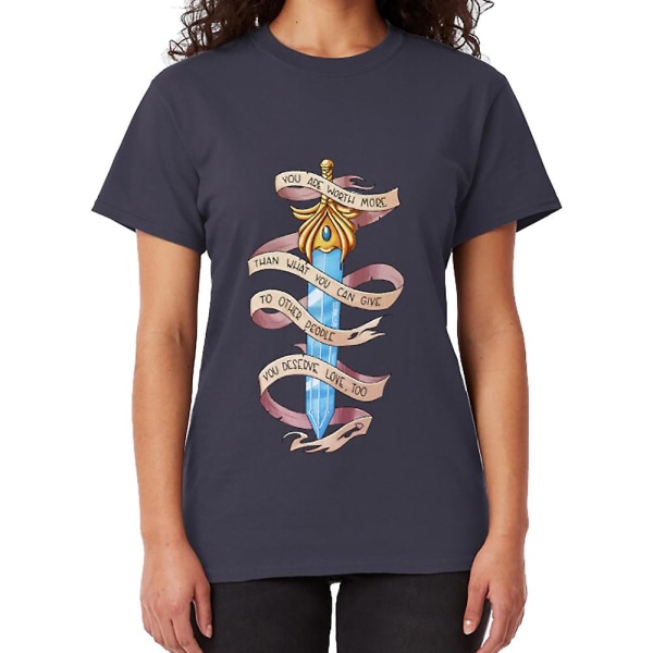 Du förtjänar kärlek också T-shirt navy S