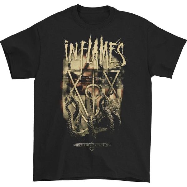 In Flames Octopus 2015 -kiertue T-paita L