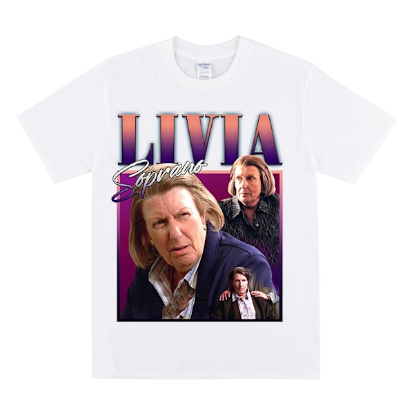 LIVIA SOPRANO Hyllest T-skjorte White M