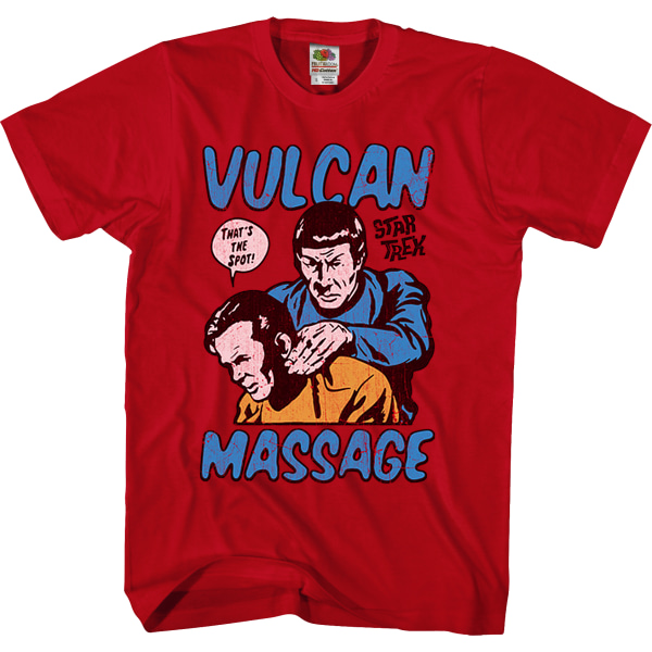 Vulcan Massage Star Trek T-shirt L