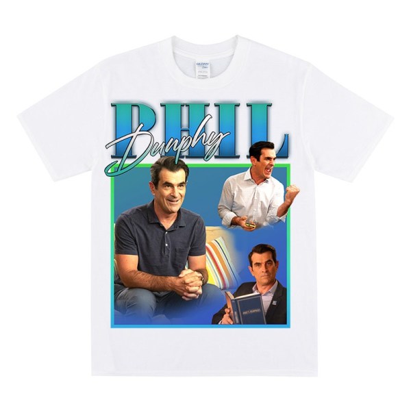 PHIL DUNPHY Hyllningströja White L