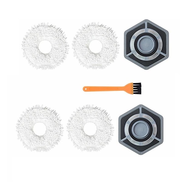 7-pack tillbehör till Deebot N9+ mopprobotdammsugare - Moppduk, mopphållare, reservdelar