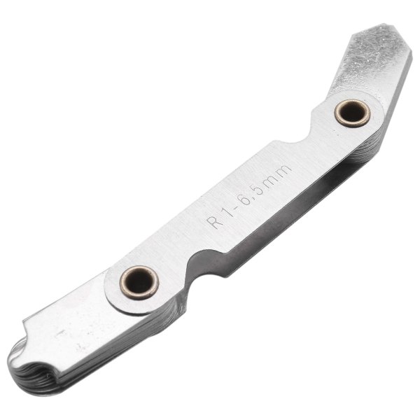Radiusmålersett, 4 stk Rustfritt Stål Radius Fillet Måleverktøy (R0.3-1.5/ R1-6.5/ R7-14.5