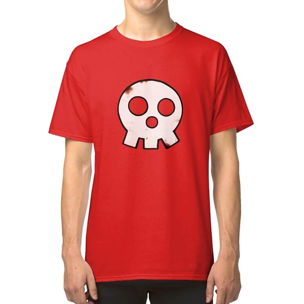 Fire Force Anime - En'en no ShÅ�bÅ�tai - Skalle Logo T-shirt red XXXL