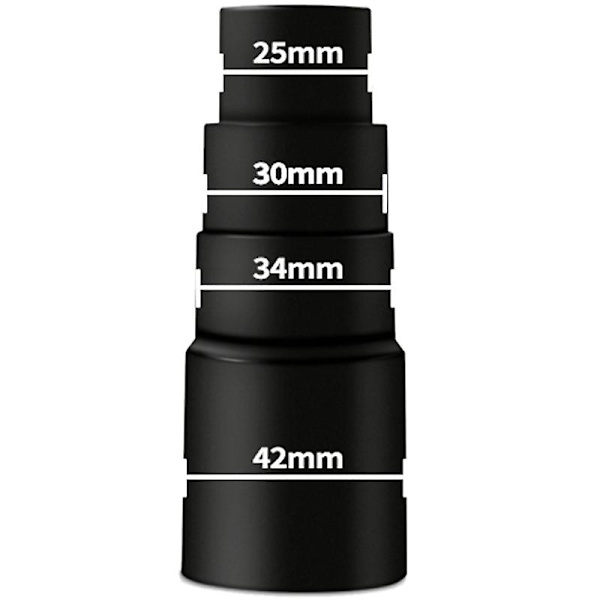 3 stk. Universal Støvsuger - Slange Adapter (26,5 mm, 32,5 mm, 34,5 mm, 40,5 mm)