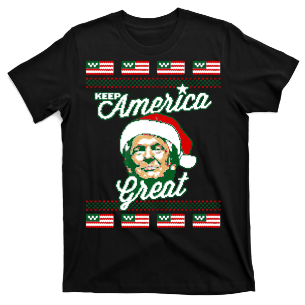 Hold Amerika Stort Grim Jultrøje T-shirt S