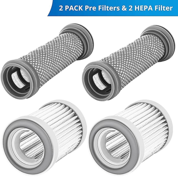 1 Set Ersättningsfilterkit Kompatibelt med A10/a11 Hero, A10/a11 Sladdlös Dammsugare och Hepa-filter