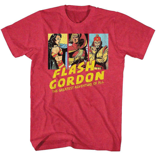 Flash Gordon Gruppebilde T-skjorte L