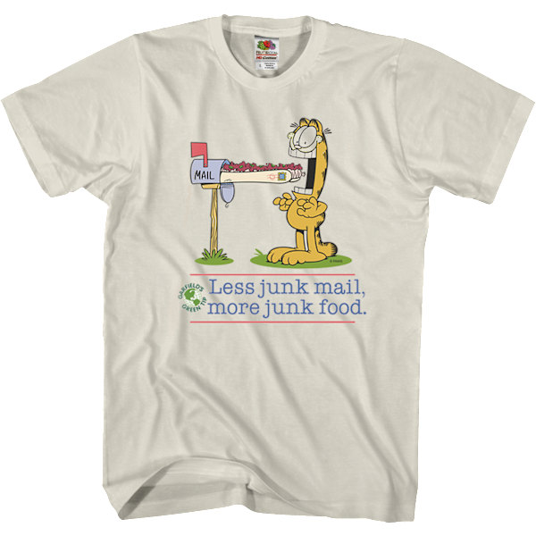 More Junk Food Garfield -paita M