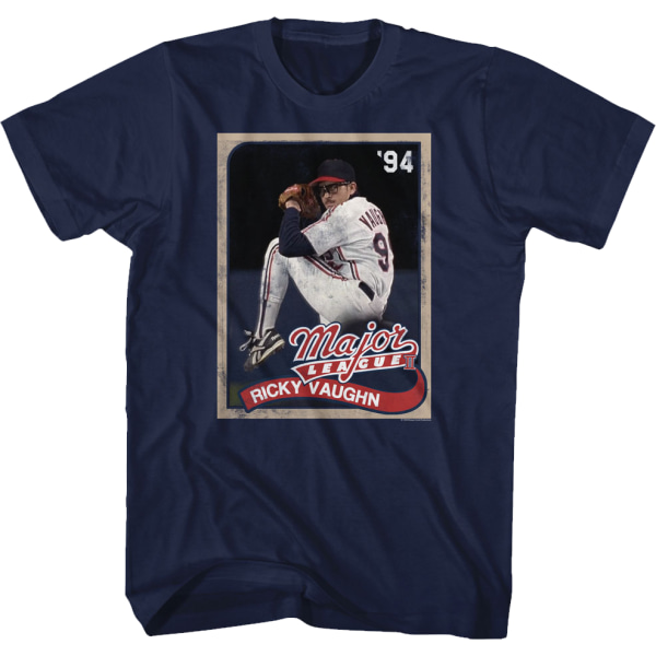 Ricky Vaughn Baseball Card Major League T-shirt XL