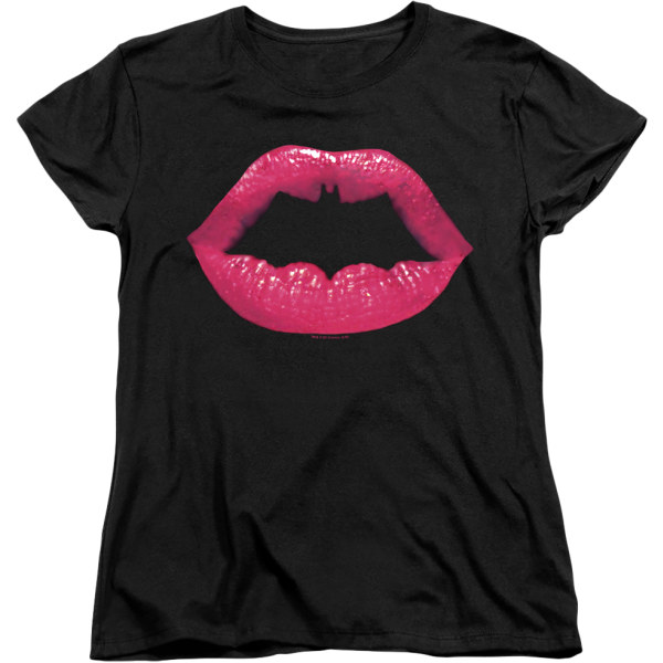 Womens Kiss Symbol Batman Shirt New M