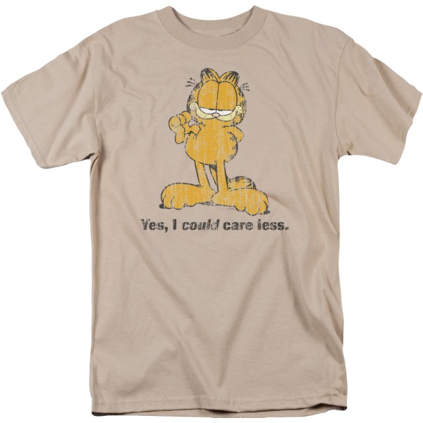 I Could Care Less Garfield -paita XXL