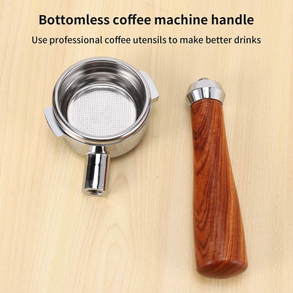 58mm rostfritt stål kaffemaskin bottenlöst portafilter för nuova kaffemaskin professional ac