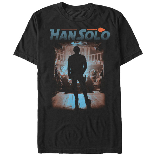 Silhouette Han Solo Star Wars T-skjorte XXXL