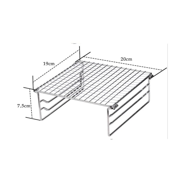 Foldbar Grillrist Camping Grill Foldbar Grill Mini Udendørs Grill Rustfrit Stål Picnic