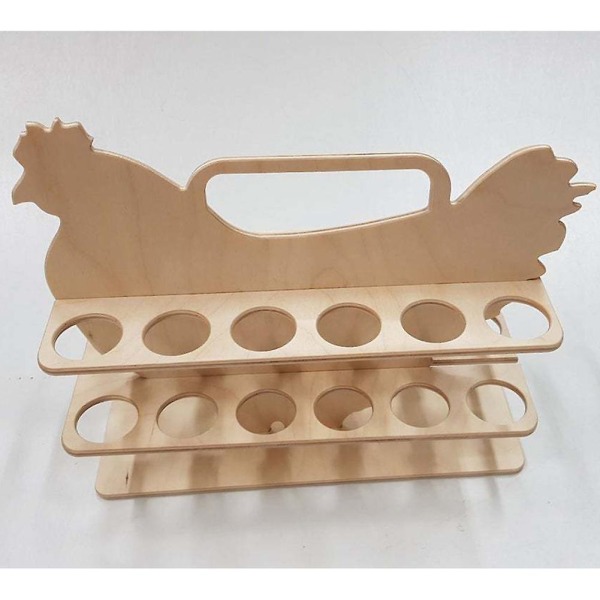 Egg Oppbevaringsboks Tre Eggbrett Stativ Oppbevaringsboks Egg Holder