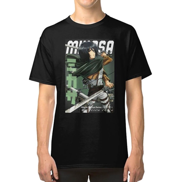 Hyökkäys Titania - Mikasa Ackerman T-paita XL