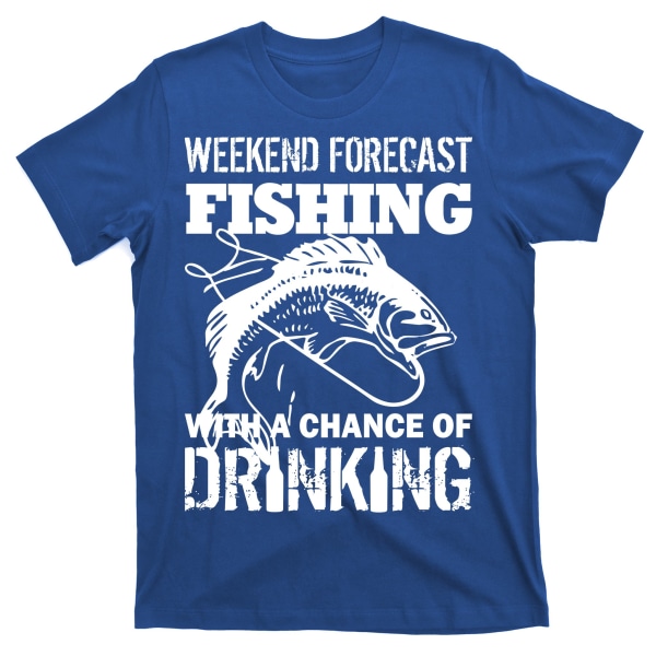 Weekend Prognose: Fiskeri Med Chance For Drikke T-Shirt M