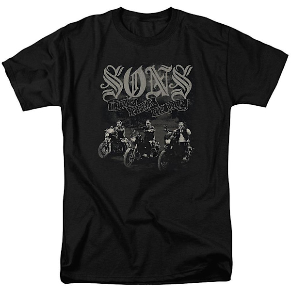 Sons Of Anarchy Sons Live Free -paita M