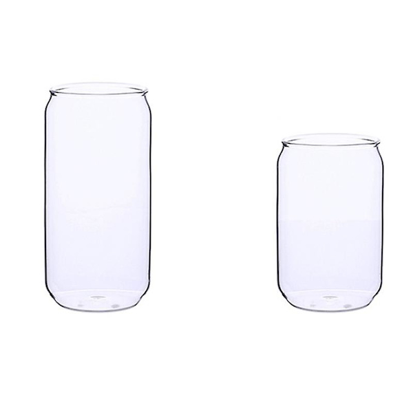 3-delars set med kreativa värmetåliga glasvattenkoppar, kan användas för mjölkte, kaffe, sugrör, cocktail