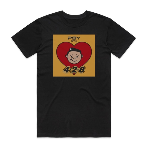 PSY 4X28 Album Cover T-shirt Sort S