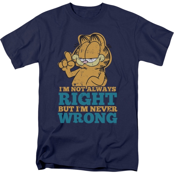 Never Wrong Garfield T-shirt L