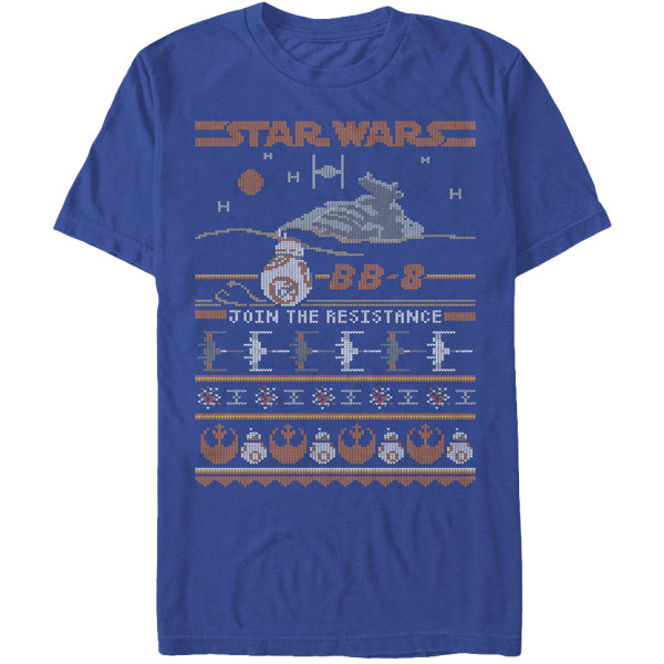 BB-8 Faux Strikket Star Wars T-skjorte M