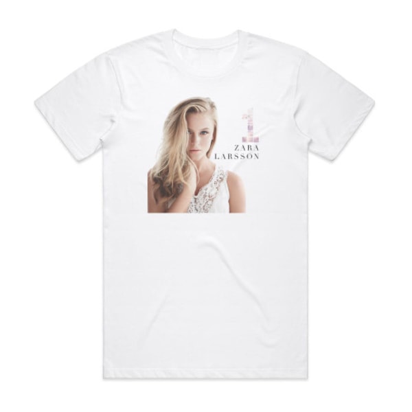 Zara Larsson 1 Album Cover T-Shirt Vit M