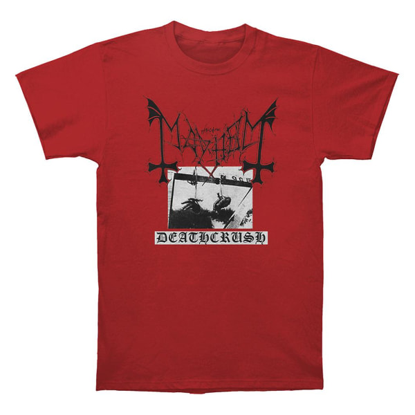 Mayhem Deathcrush Rød T-shirt L