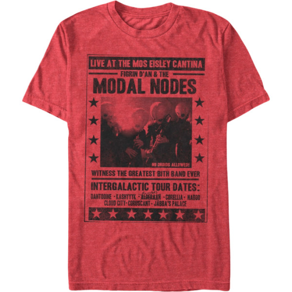 Figrin D'an og Modal Nodes Star Wars T-skjorte M