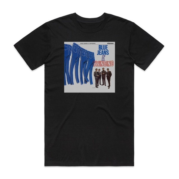 The Swinging Blue Jeans Blue Jeans Aswinging Album Cover T-Shirt Sort M